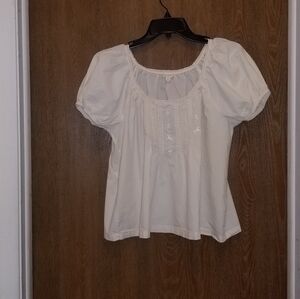 Cream Vintage Style Top